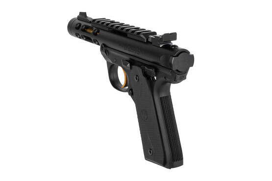 Ruger 22 45 pistol features an integrated picatinny rail